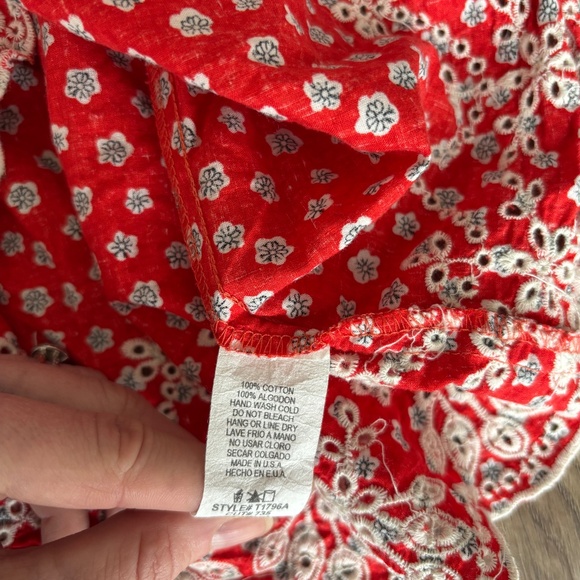 Color me red sleeveless boho top ❤️ - Picture 4 of 4